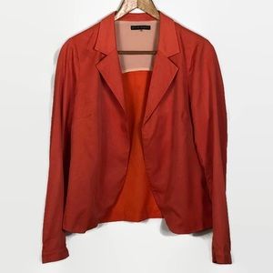 Pure Sugar Women Open Front Blazer Sheer Back M